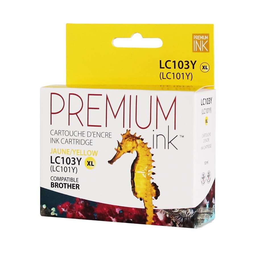 Brother LC103YS - Yellow - Premium Ink Alternative